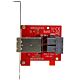 StarTech.com Mini-SAS Adapter - Dual SFF-8643 to SFF-8644 - with Full and Low-Profile Brackets - 12Gbps