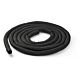StarTech.com 15' (4.6m) Cable Management Sleeve - Flexible Coiled Cable Wrap - 1.0-1.5" dia. Expandable Sleeve - Polyester Cord Manager/Protector/Concealer - Black Trimmable Cable Organizer