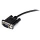 StarTech.com 2m Black Straight Through DB9 RS232 Serial Cable - M/F