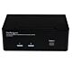 StarTech.com 2 Port Dual DisplayPort USB KVM Switch with Audio & USB 2.0 Hub