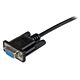 StarTech.com 1m Black DB9 RS232 Serial Null em Cable F/F