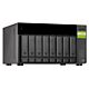 QNAP TL-D800C HDD/SSD enclosure Black 2.5/3.5"