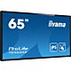 iiyama T6562AS-B1 Signage Display Interactive flat panel 163.8 cm (64.5") IPS 500 cd/m² 4K Ultra HD Black Touchscreen Built-in processor Android 8.0 24/7