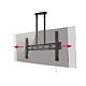 B-Tech Extra-Large Universal Flat Screen Ceiling Mount with Tilt (VESA 1000 x 600) - 1m Ø50mm Poles