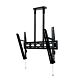 B-Tech Extra-Large Universal Flat Screen Ceiling Mount with Tilt (VESA 1000 x 600) - 1m Ø50mm Poles