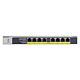 NETGEAR GS108LP Unmanaged Gigabit Ethernet (10/100/1000) Power over Ethernet (PoE) 1U Black, Grey