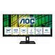 AOC U34E2M computer monitor 86.4 cm (34") 3440 x 1440 pixels Wide Quad HD Black