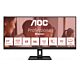 AOC U34E2M computer monitor 86.4 cm (34") 3440 x 1440 pixels Wide Quad HD Black