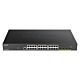 D-Link DGS-1250-28XMP 28 Port Gigabit Smart Managed Switch with 10G Uplinks & Power over Ethernet (PoE) Black