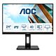AOC P2 24P2Q LED display 60.5 cm (23.8") 1920 x 1080 pixels Full HD Black