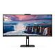 AOC V5 CU34V5CW computer monitor 86.4 cm (34") 3440 x 1440 pixels Wide Quad HD LED Black