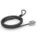 Compulocks T-bar Security Keyed Cable Lock Black