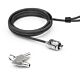 Compulocks T-bar Security Keyed Cable Lock Black