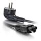 C2G 1m European Laptop Power Cord (CEE 7/7 to IEC 60320 C5)
