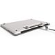 Compulocks Blade Universal Lock Slot Adapter with Keyed Cable Lock Silver