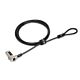 Kensington Slim N17 Combination Laptop Lock for Wedge-Shaped Slots