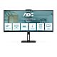 AOC V5 CU34V5C/BK LED display 86.4 cm (34") 3440 x 1440 pixels Wide Quad HD Black