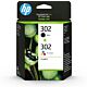 HP 302 2-pack Black/Tri-color Original Ink Cartridges