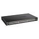 D-Link DGS-1250-52XMP 52 Port Gigabit Smart Managed Switch with 10G Uplinks & Power over Ethernet (PoE) Black