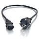 C2G 5m Power Cable Black CEE7/7 C13 coupler