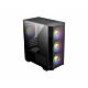 MSI MAG FORGE M100R computer case Midi Tower Black, Transparent
