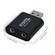 Plugable Technologies USB Audio Adapter with 3.5mm Speaker-Headphone and Microphone Jack, Add an External Stereo Sound Card to Any PC, Compatible with Windows, Mac, and Linux - Driverless