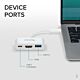 Plugable Technologies USB C to HDMI Multiport Adapter, Driverless 3-in-1 USB C Hub with 4K HDMI Output, USB 3.0 and USB-C Charging Port, Compatible with MacBook, Chromebook, Dell XPS, Thunderbolt 3 and More