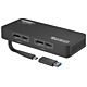 Plugable Technologies 4K DisplayPort and HDMI Dual Monitor Adapter for USB 3.0 and USB-C, Compatible with Windows