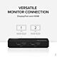 Plugable Technologies 4K DisplayPort and HDMI Dual Monitor Adapter for USB 3.0 and USB-C, Compatible with Windows