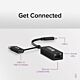 Plugable Technologies 2.5G USB C and USB to Ethernet Adapter, 2-in-1 Adapter Compatible with USB-C Thunderbolt 3 or USB 3.0, USB-C to RJ45 2.5 Gigabit LAN Ethernet, Compatible with Mac and Windows