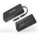 Plugable Technologies 4 HDMI Multi Monitor Adapter, USB 3.0 or USB C to HDMI Adapter, Compatible with Windows and Mac, Quad Adapter Supports 1920x1080@60Hz