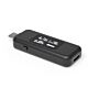 Plugable Technologies USB C Power Meter Tester for Monitoring USB-C Connections up to 240W - Digital Multimeter Tester for USB-C Cables, Laptops, Phones, Chargers - Driverless
