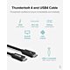 Plugable Technologies Thunderbolt 4 Cable [Thunderbolt Certified] 3.3ft USB4 Cable with 100W Charging, Single 8K or Dual 4K Displays, 40Gbps Data Transfer, Compatible with Thunderbolt, USB4, USB-C - Driverless