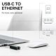Plugable Technologies USB C to Ethernet Adapter, Driverless Fast and Reliable Gigabit Speed, Thunderbolt 3 to Ethernet Adapter Compatible with Macbook Pro, Windows, macOS, iPhone 15, and ChromeOS