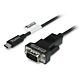 Plugable Technologies USB C to VGA Cable 6 Feet - Driverless Connect Thunderbolt 4, Thunderbolt 3, USB4, or USB-C Device to VGA Displays 1920x1080@60Hz, (Compatible with iPhone 15, MacBook Pro, Dell XPS) 1.8m