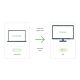Plugable Technologies DisplayPort to DVI Adapter, Driverless, Compatible with Windows and Linux Systems and Displays up to 1920x1200@60Hz, Passive