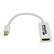 Plugable Technologies Mini DisplayPort (Thunderbolt 2) to HDMI Adapter - Driverless (Supports Mac, Windows, Linux, and 4K Displays up to 3840x2160@30Hz, Passive)