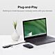 Plugable Technologies 4 Port USB Hub 3.0, USB Splitter for Laptop, Compatible with Windows, Surface Pro, PC, Chromebook, Linux, Android, Charging Not Supported