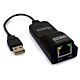 Plugable Technologies USB 2.0 to Ethernet Fast 10/100 LAN Wired Network Adapter - Driverless and Compatible with Chromebook, Windows, Linux