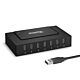 Plugable Technologies 7 Port USB Hub - USB Hub for Multiple Devices and USB 2.0 Data Transfer with a 60W Power Adapter