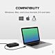 Plugable Technologies 7 Port USB Hub - USB Hub for Multiple Devices and USB 2.0 Data Transfer with a 60W Power Adapter