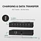 Plugable Technologies 7 Port USB Hub - USB Hub for Multiple Devices and USB 2.0 Data Transfer with a 60W Power Adapter