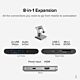 Plugable Technologies 8-in-1 USB C Hub for iPad with Stand, 100W Pass-Through Charging, USB C Docking Station for iPad, 1x HDMI, 2X USB, Audio, SD, Driverless, Compatible with Windows, iPadOS, Phones, Tablets