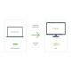 Plugable Technologies Mini DisplayPort (Thunderbolt 2) to DVI Adapter (Driverless, Supports Mac, Windows, Linux Systems and Displays up to 1920x1200@60Hz, Passive)