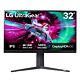 LG 32GR93U-B computer monitor 80 cm (31.5") 3840 x 2160 pixels 4K Ultra HD LCD Black, Grey, Purple