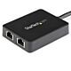 StarTech.com USB 3.0 to Dual Port Gigabit Ethernet Adapter NIC w/ USB Port