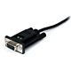 StarTech.com 6ft (1.8m) 1-Port USB to Serial RS232 Adapter, FTDI DB9 Serial DCE Adapter Cable, Null Modem, USB 2.0 - TAA