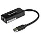 StarTech.com USB 3.0 to Gigabit Ethernet Adapter NIC w/ USB Port - Black