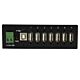 StarTech.com 7-Port USB 2.0 Hub - Metal Industrial USB-A Hub with ESD Protection & 350W Surge Protection - Din Rail, Wall or Desk Mountable - TAA Compliant USB Expander Hub