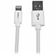 StarTech.com 2 m (6 ft.) USB to Lightning Cable - Long iPhone / iPad / iPod Charger Cable - Lightning to USB Cable - Apple MFi Certified - White